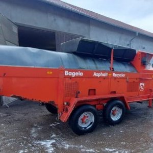 foto Bagela 10000 recykler 10t/h auflieger mit kfz asfalt